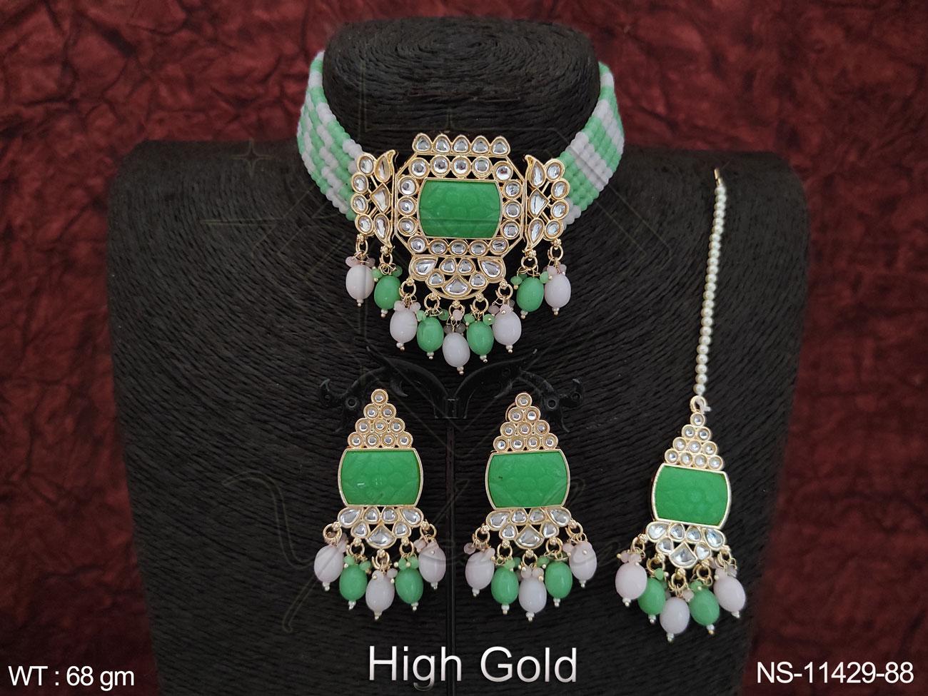 Kundan Necklace NS-11429-88