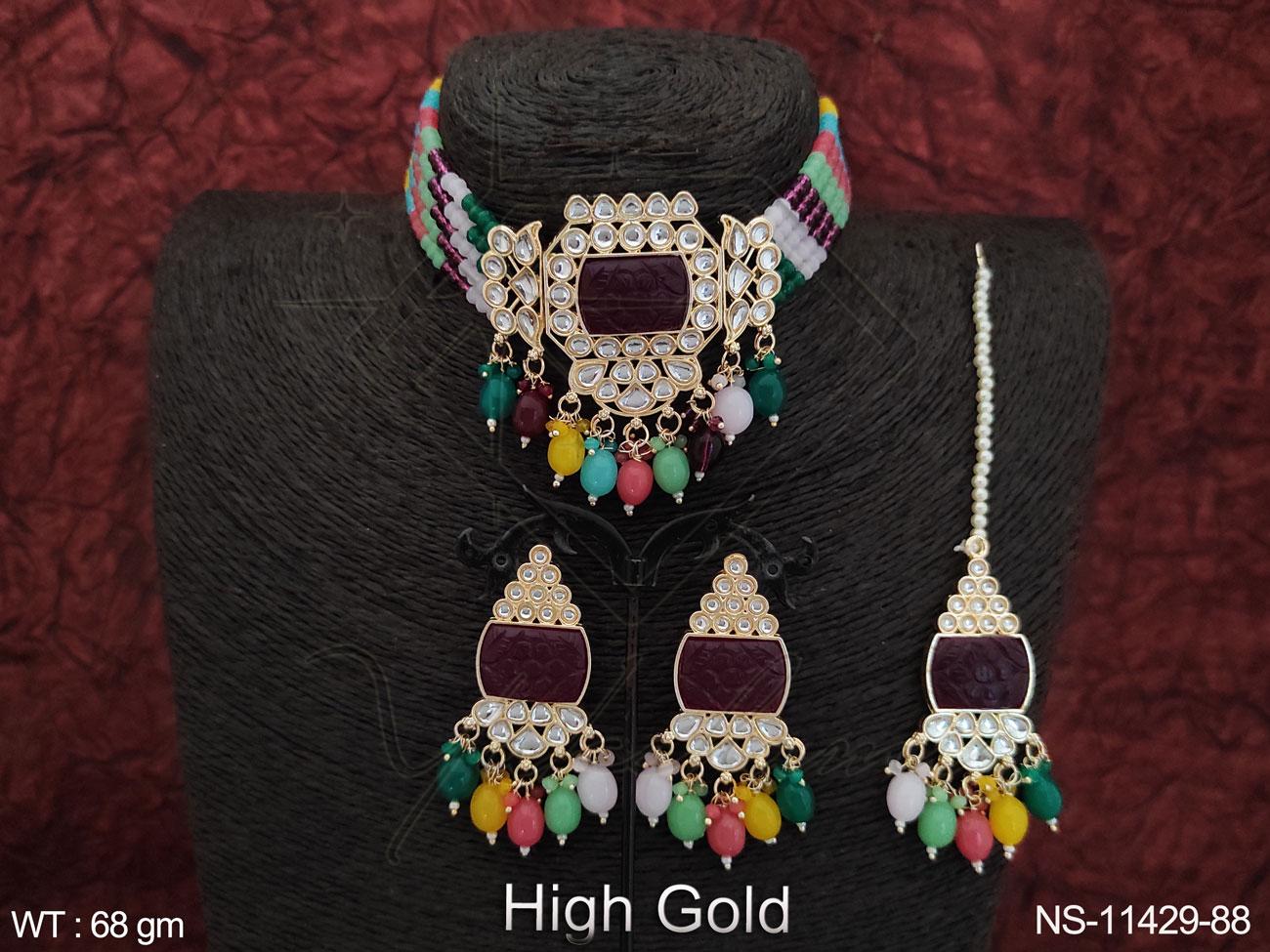 Kundan Necklace NS-11429-88