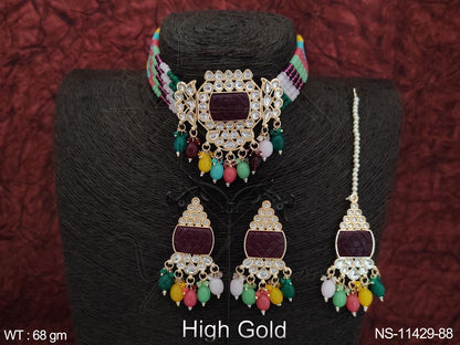 Kundan Necklace NS-11429-88