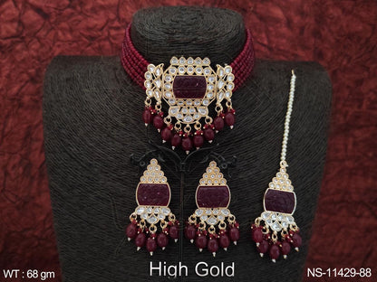 Kundan Necklace NS-11429-88