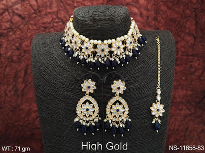 Kundan Necklace NS-11658-83