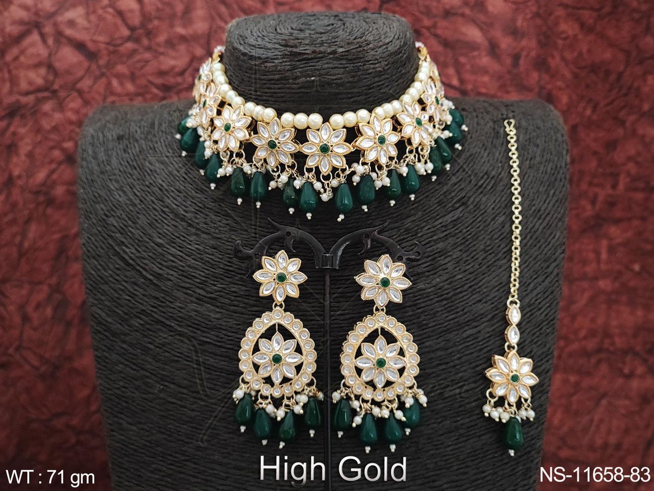 Kundan Necklace NS-11658-83