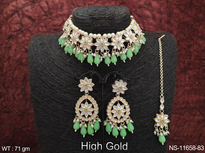 Kundan Necklace NS-11658-83