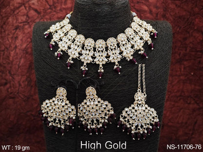 Kundan Necklace NS-11706-76
