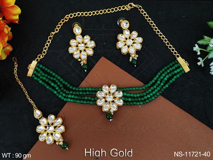 Kundan Necklace NS-11721-40