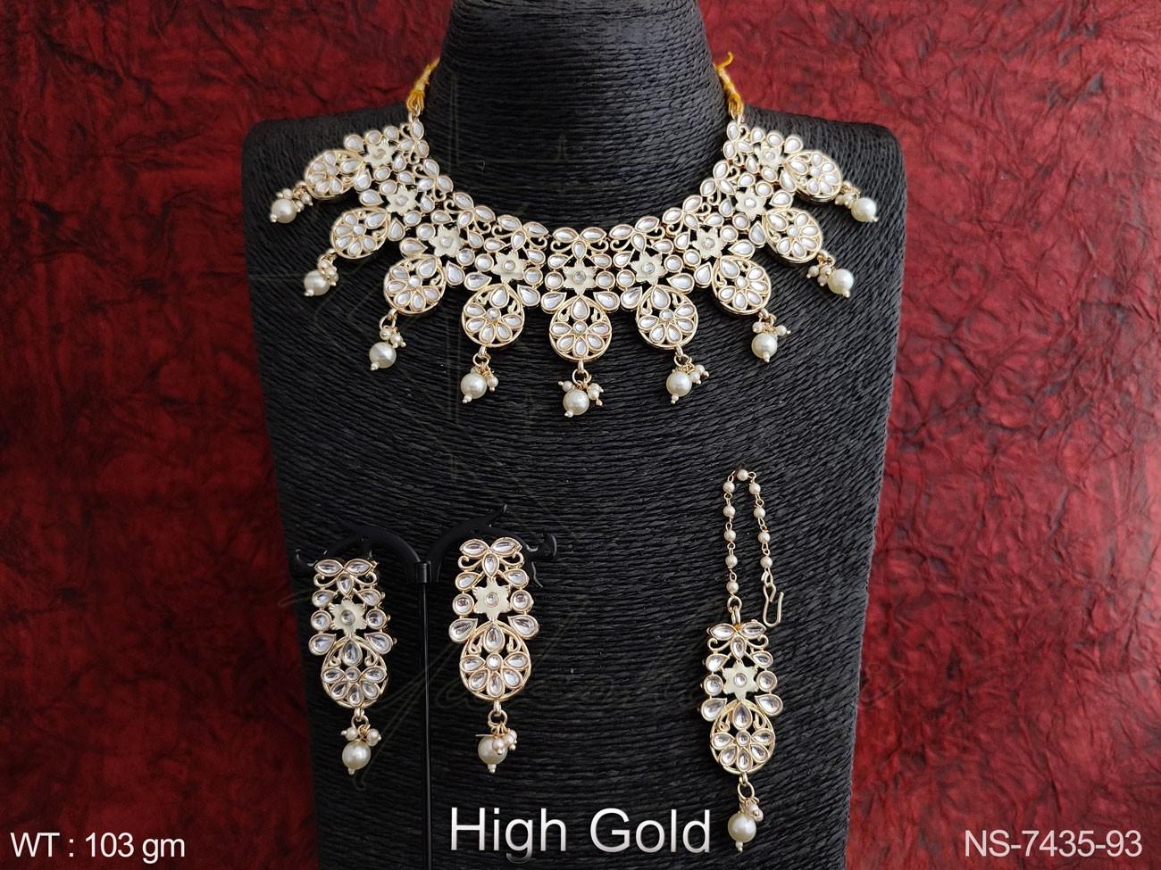 Kundan Necklace NS-7435-93