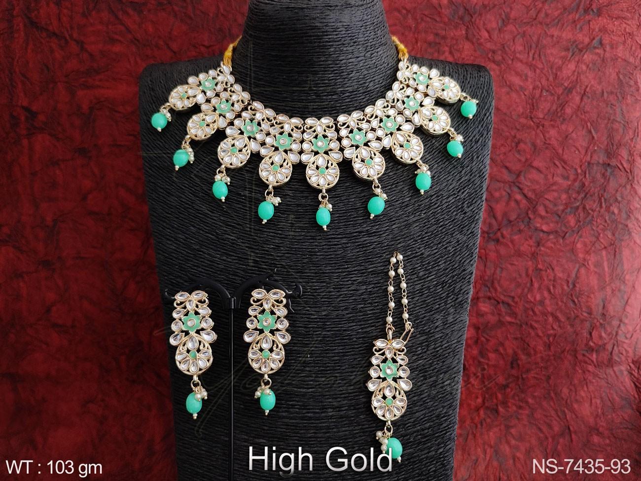 Kundan Necklace NS-7435-93