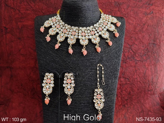 Kundan Necklace NS-7435-93