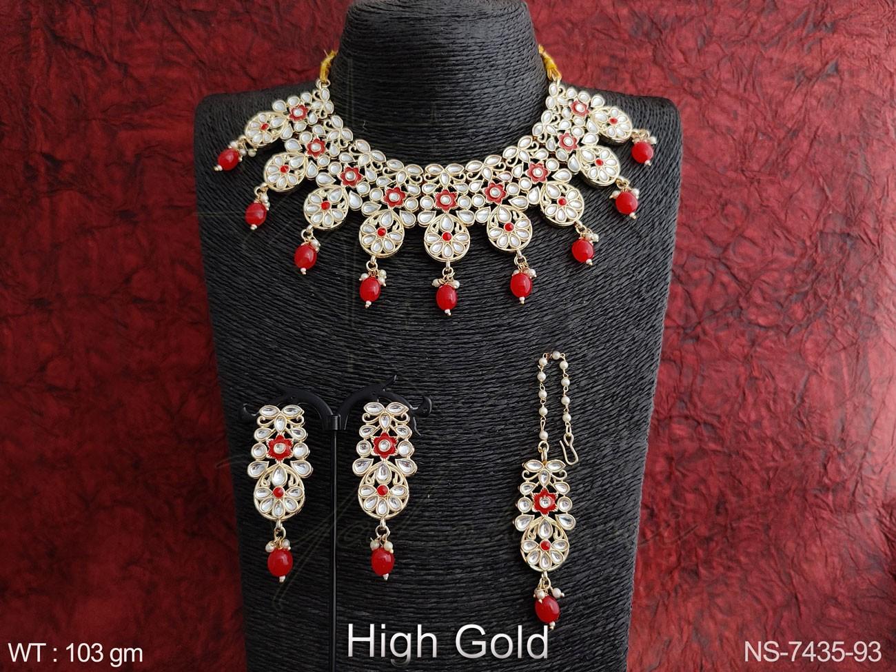 Kundan Necklace NS-7435-93