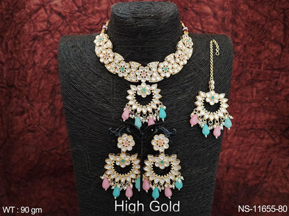 Kundan Necklace NS-11655-80