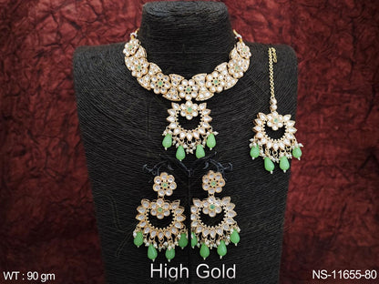 Kundan Necklace NS-11655-80