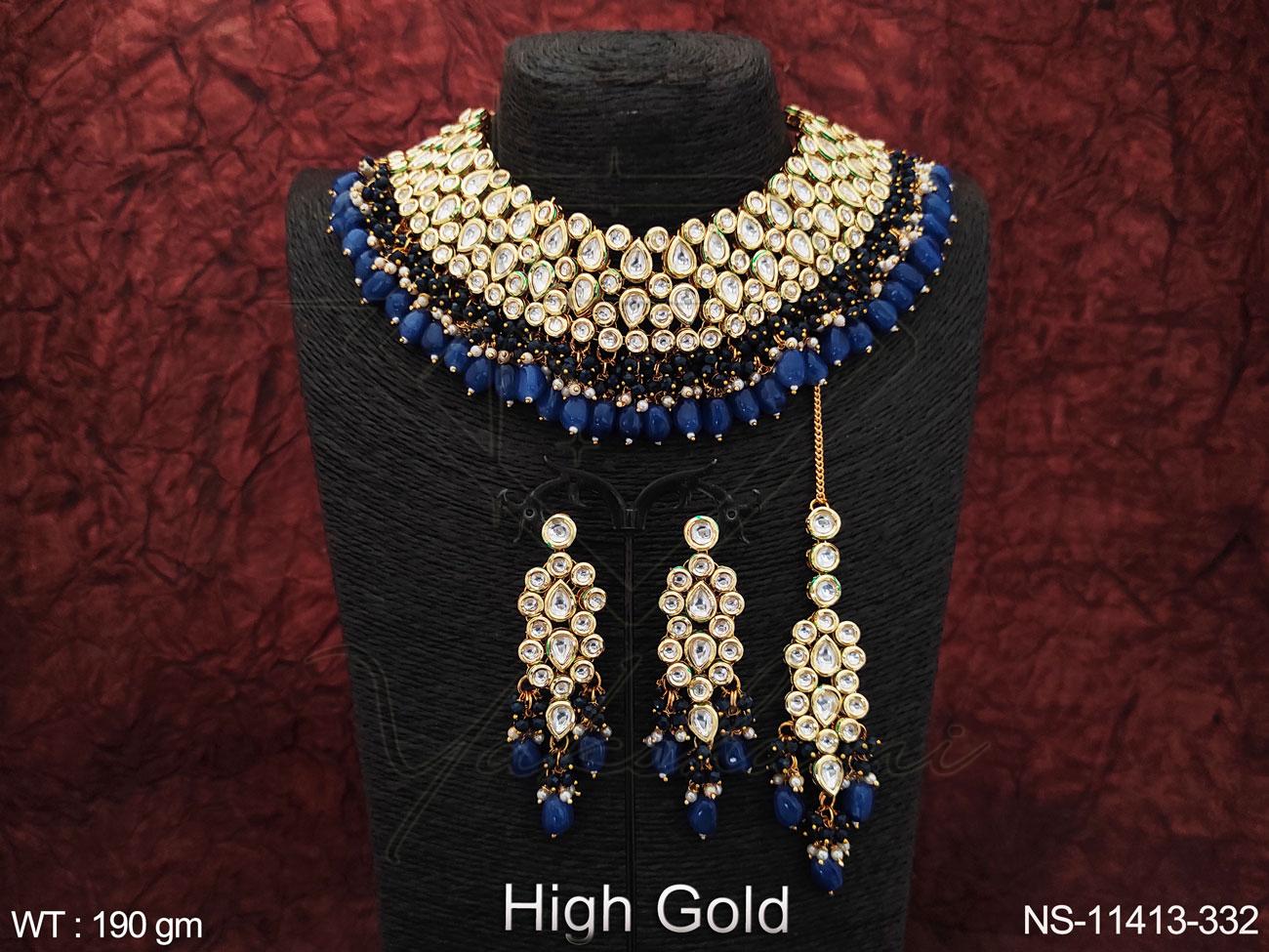 Kundan Necklace NS-11413-332