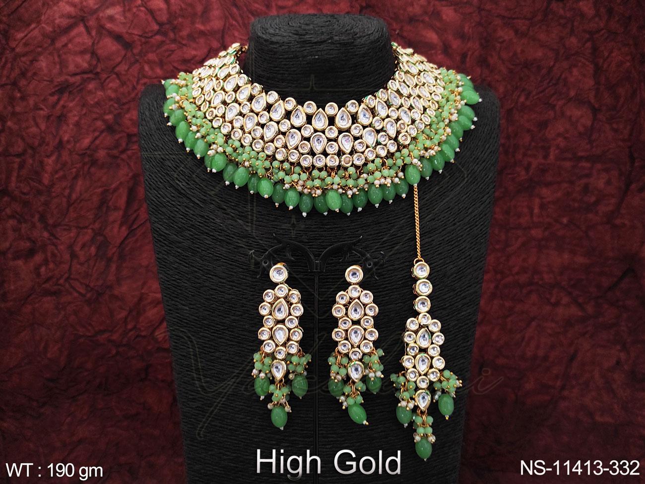 Kundan Necklace NS-11413-332