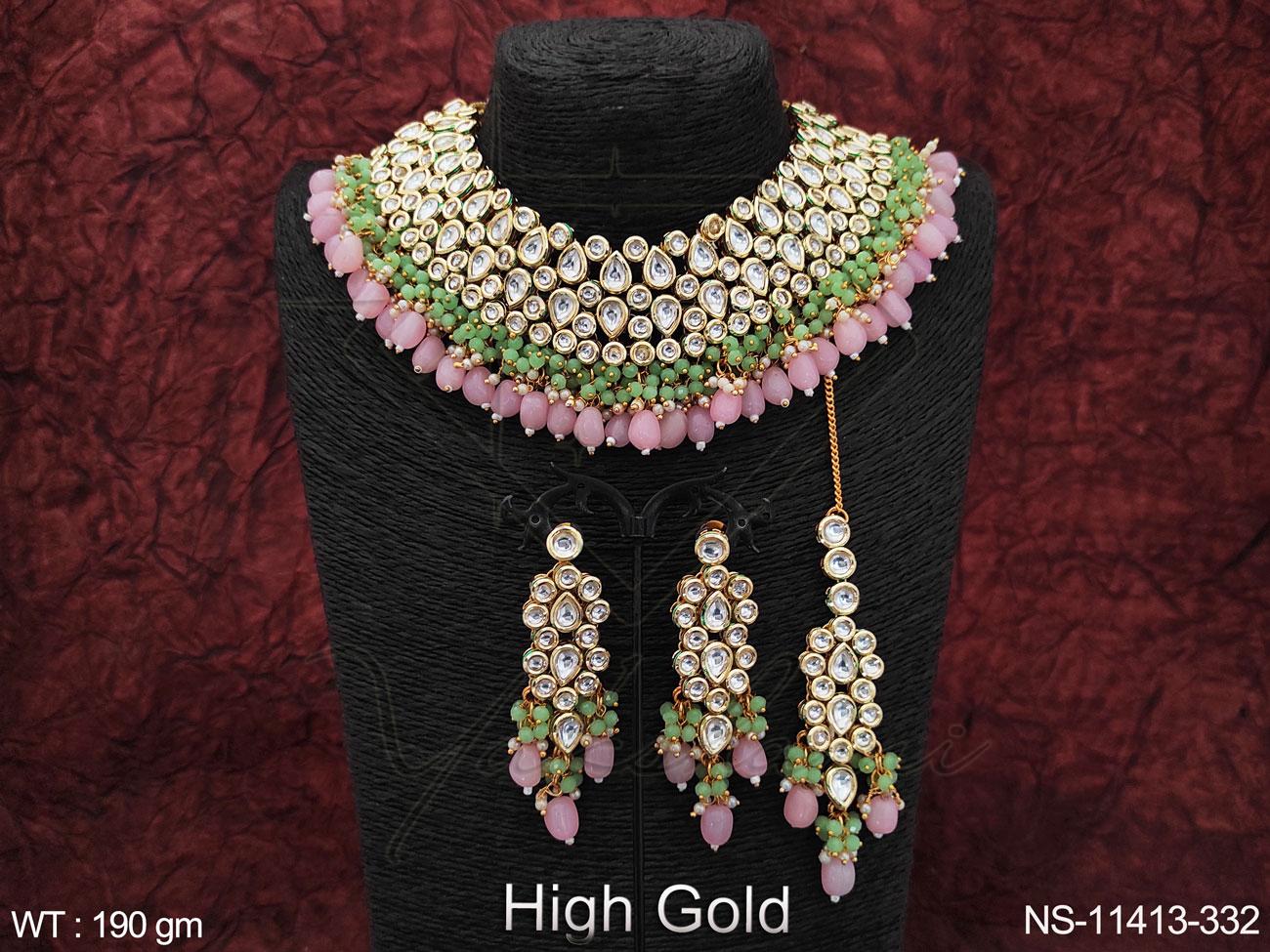 Kundan Necklace NS-11413-332