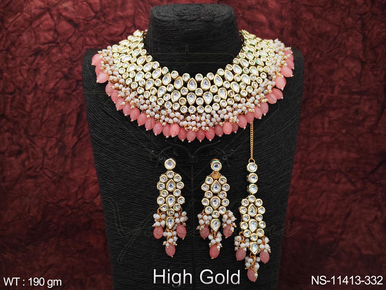 Kundan Necklace NS-11413-332