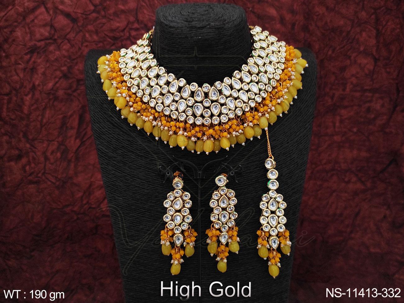 Kundan Necklace NS-11413-332
