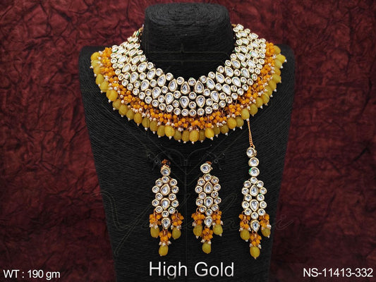 Kundan Necklace NS-11413-332