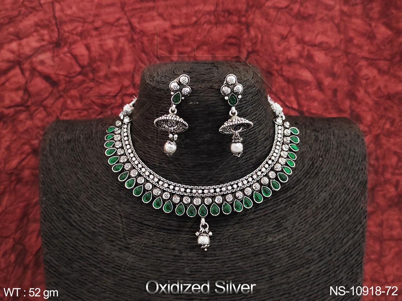 Oxidised Necklace NS-10918-72