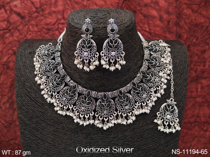 Oxidized Necklace NS-11194-65