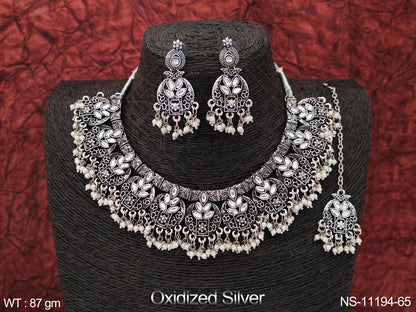 Oxidized Necklace NS-11194-65